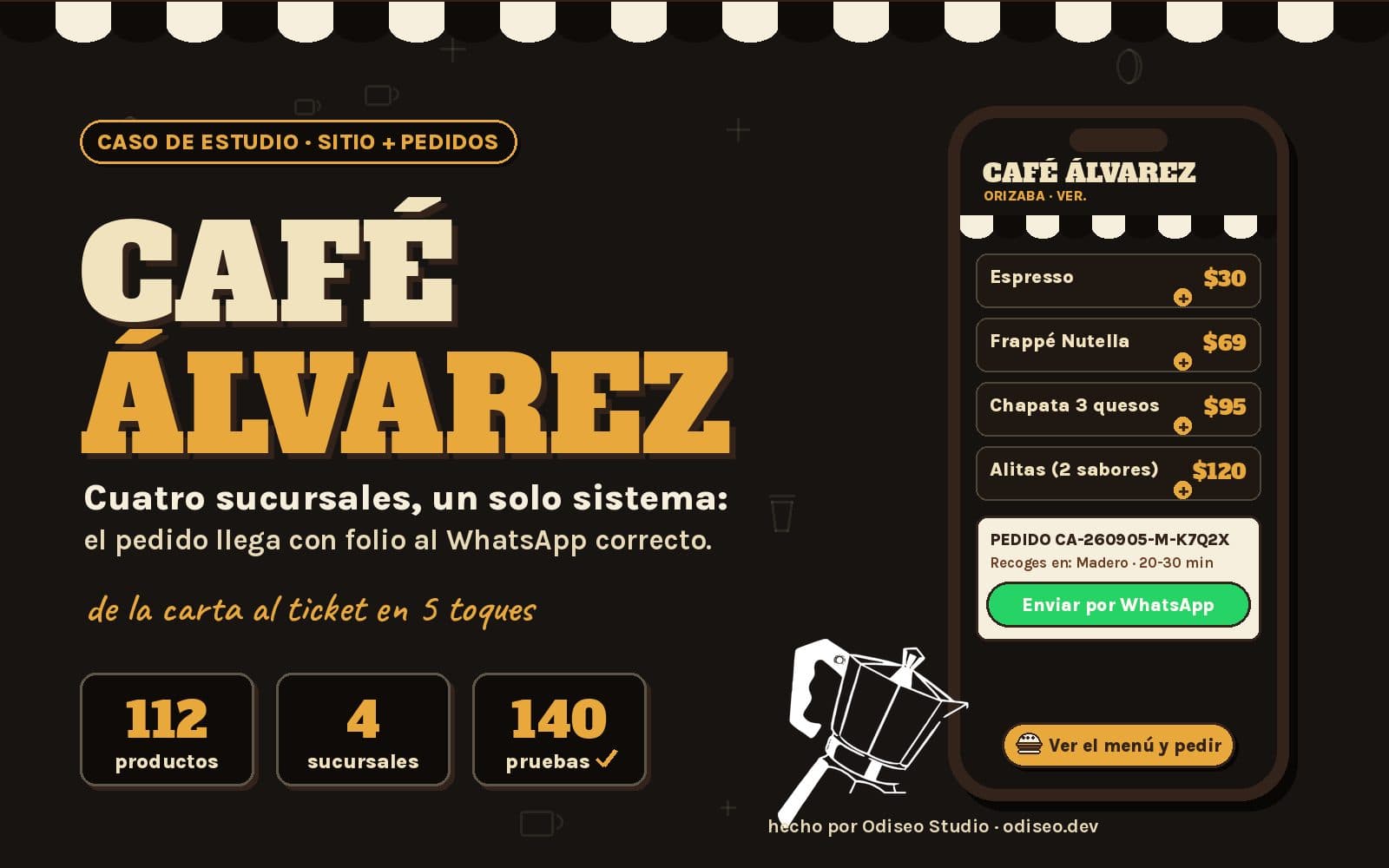 Sitio web de Café Álvarez