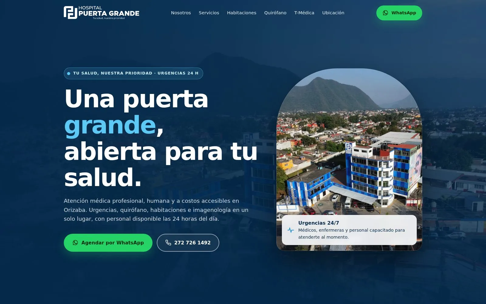 Sitio web de Hospital Puerta Grande