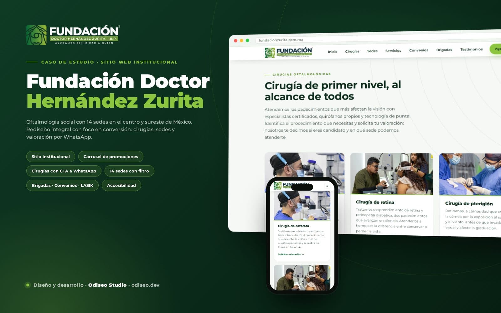 Sitio web de Fundación Hernández Zurita